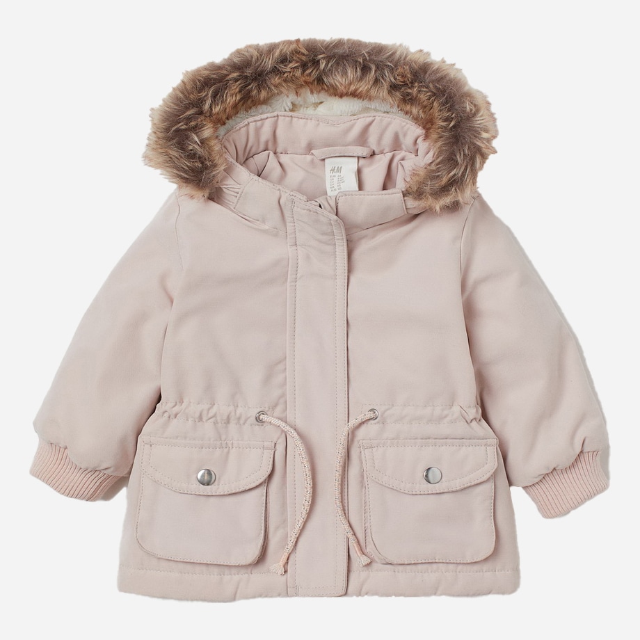 

Демисезонная куртка-парка H&M 07-0734917-003 98 см Розовая (СА2000001651155)