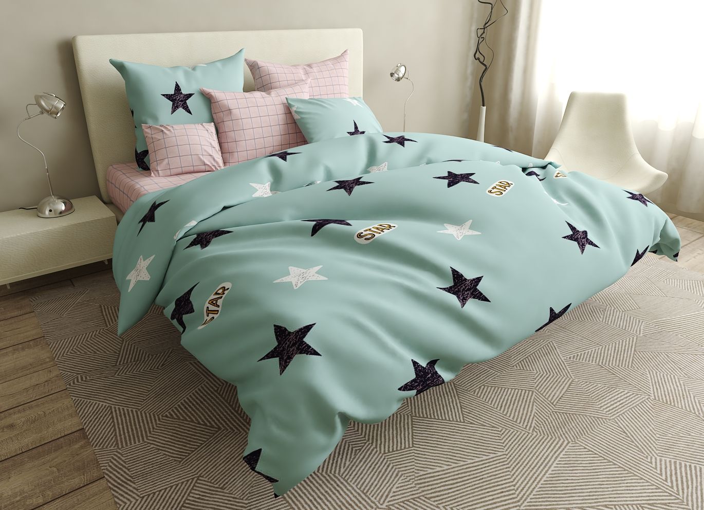 

Пододеяльник MirSon Бязь Premium 17-0363 Conakry 160x220