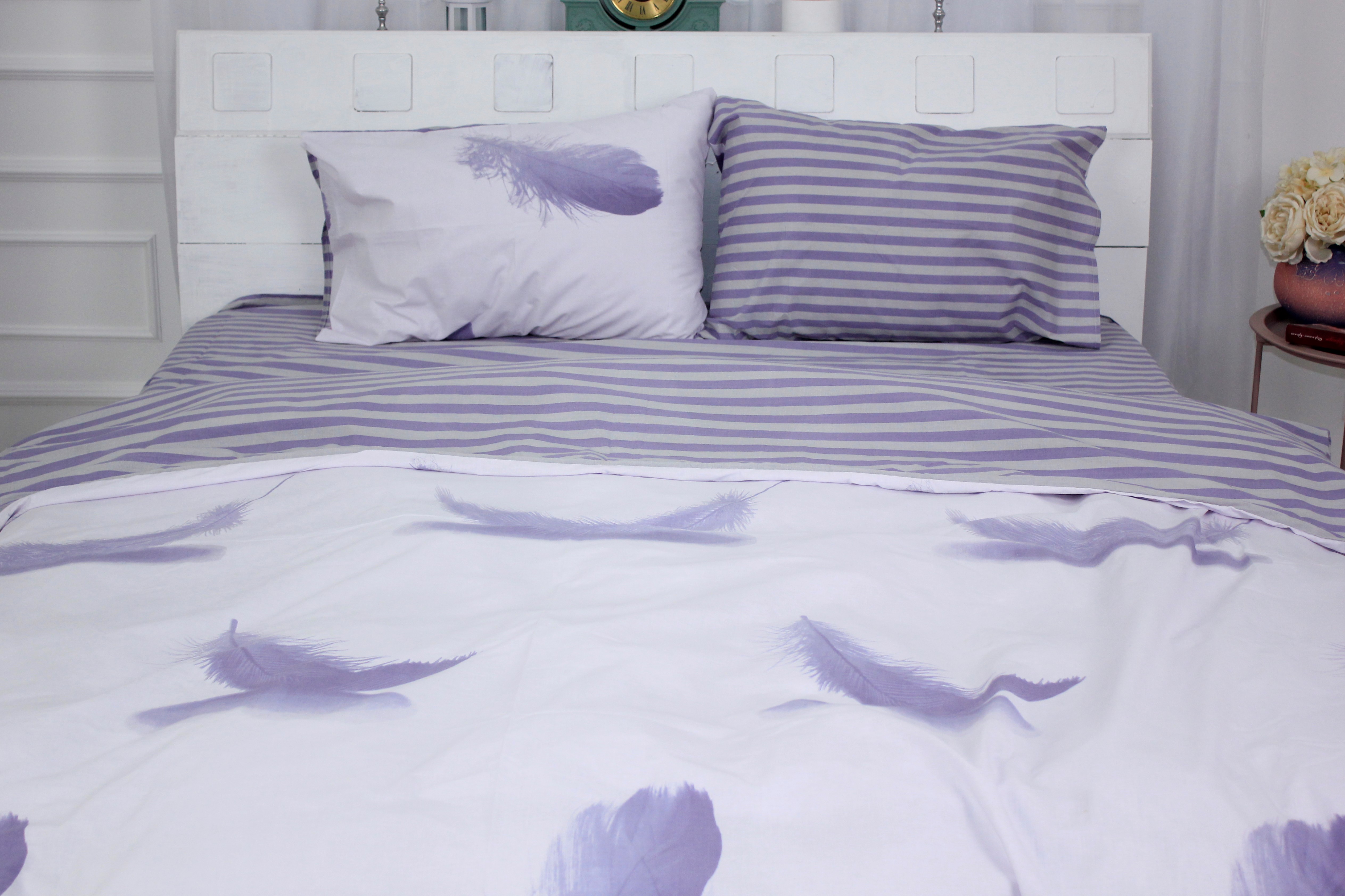 

Комплект постельного белья MirSon Бязь Premium 17-0375 Feather King Size