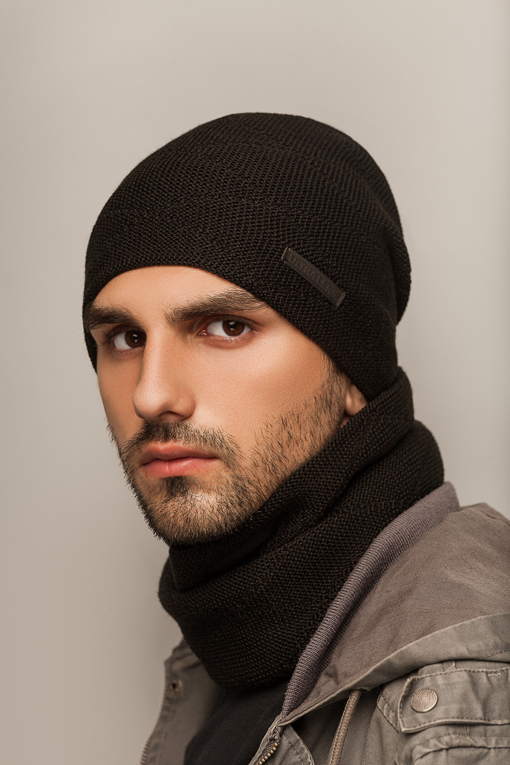 

Шапка Leks/Jolie Смит комплект Размер (55-59) Цвет (черный)