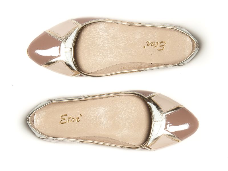 

Балетки Etor 3952-1-790 бежевий+пудра, 40