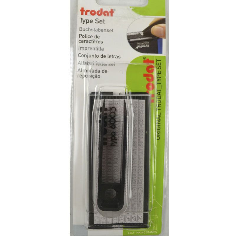 

Касса букв Trodat 6003 3мм Лат.