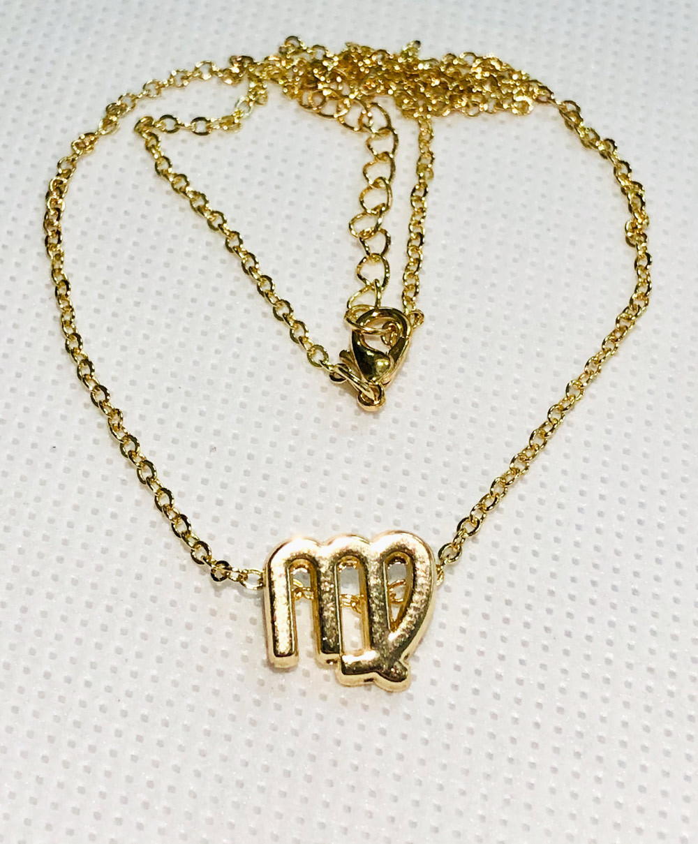 

Колье Primo с подвеской знак зодиака Virgo (Дева) - Gold