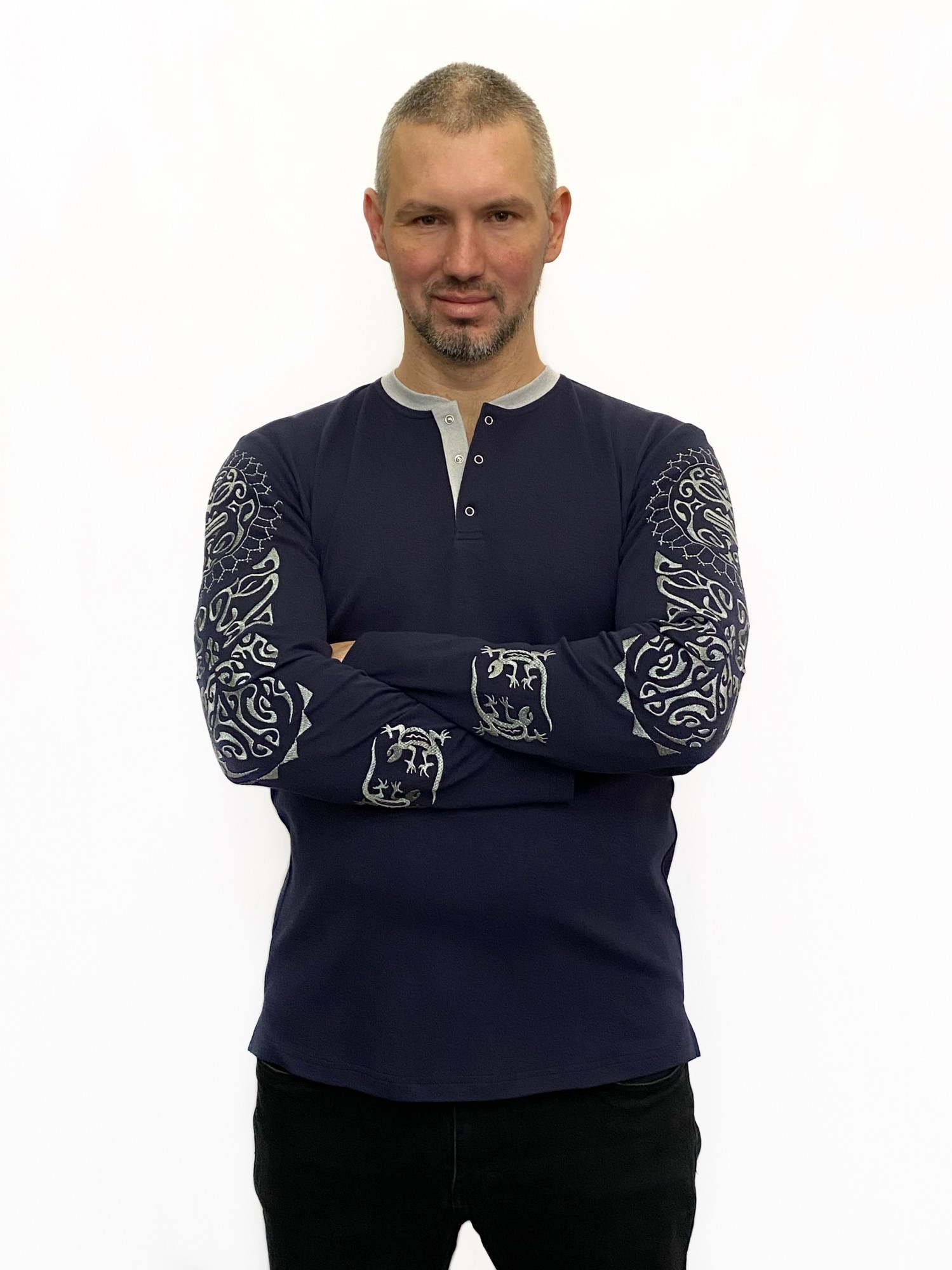 

Джемпер BATIAR Tattoo-Totem XL темно-синий