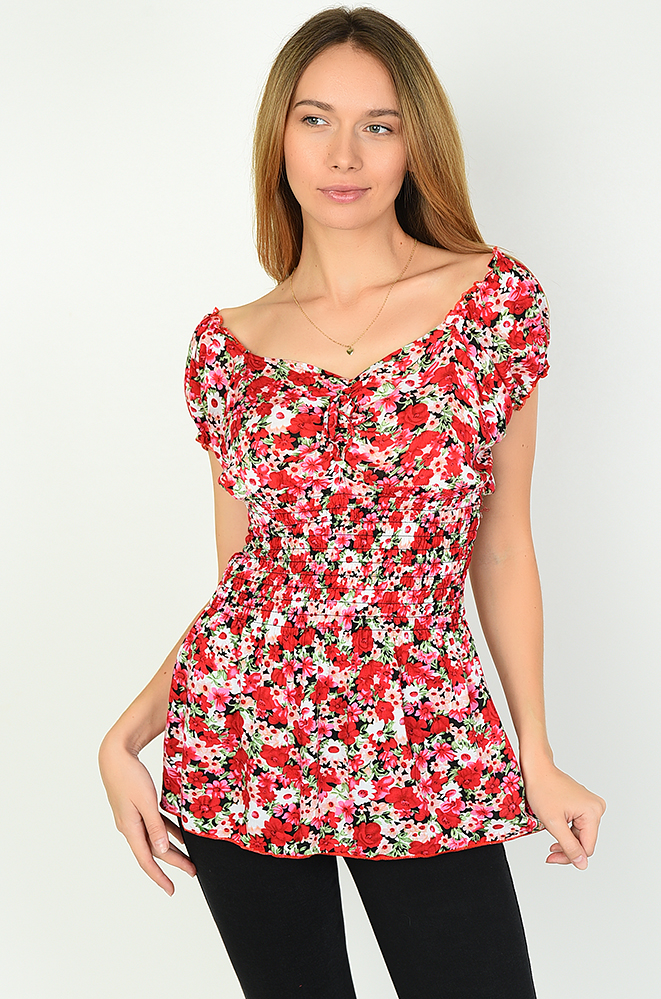 

Блузка Fashion 8039  Красный, Блузка Fashion 8039 42 Красный