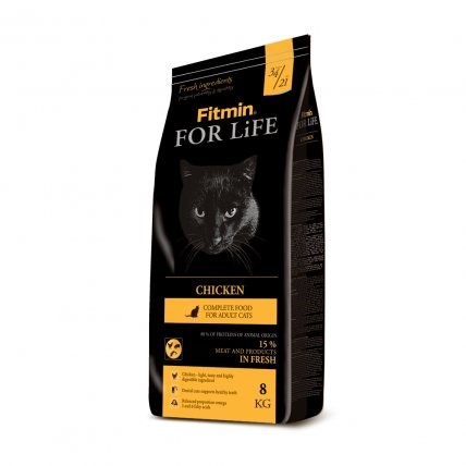 

Fitmin cat For Life Chicken / комплексный корм для взрослых кошек 8 кг (ПФ-22324)