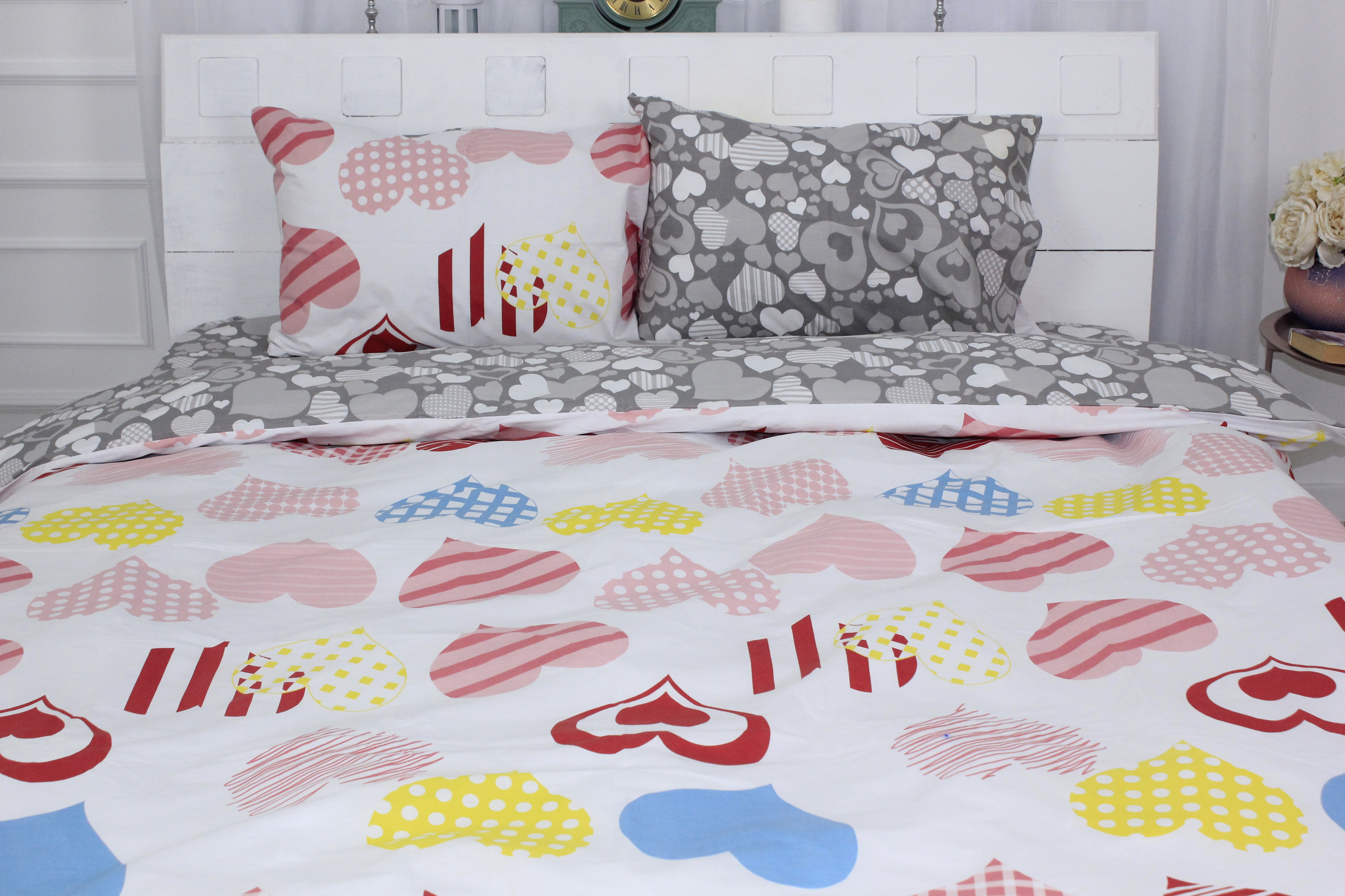 

Пододеяльник MirSon Бязь 17-0532 Bright hearts 143 x 210 см