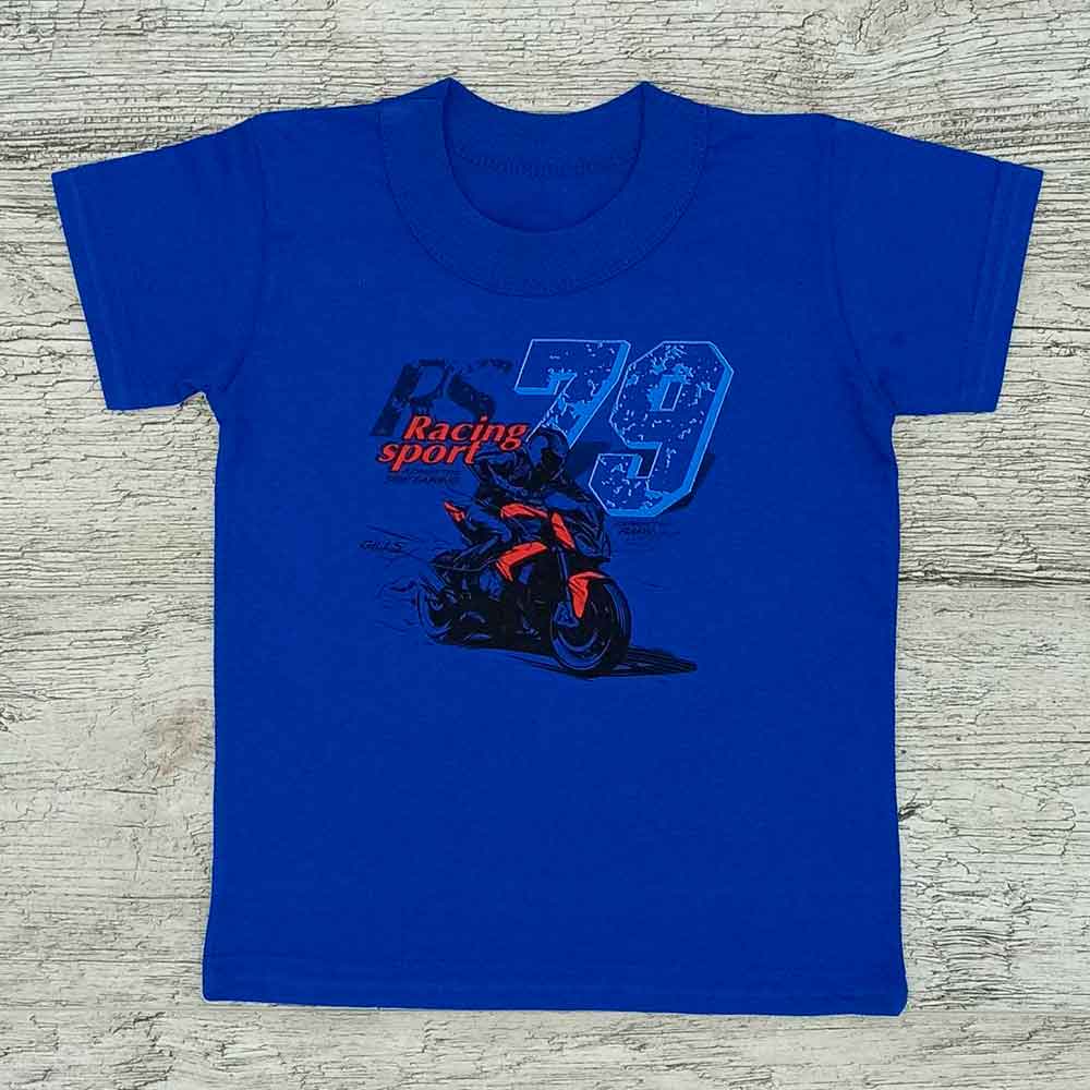 

Футболка для хлопчика електрик Moto Sport 00077, 86-98 см. (2-3 роки)