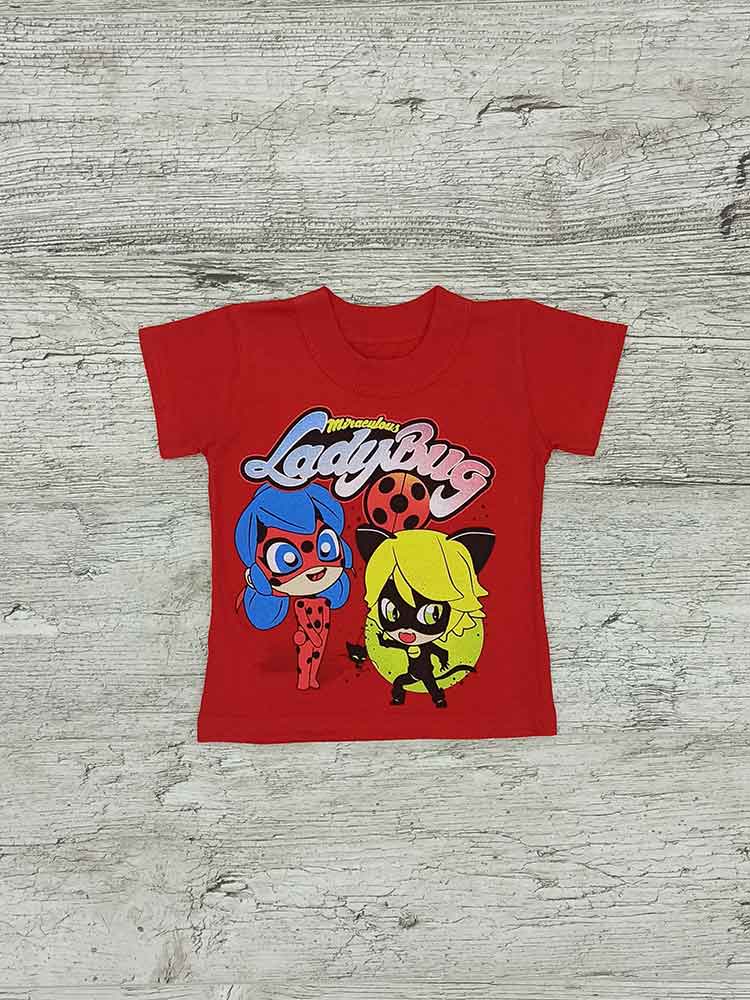 

Футболка для дівчинки червона Lady Bug 00046, 80-86 см. (1-2 роки)