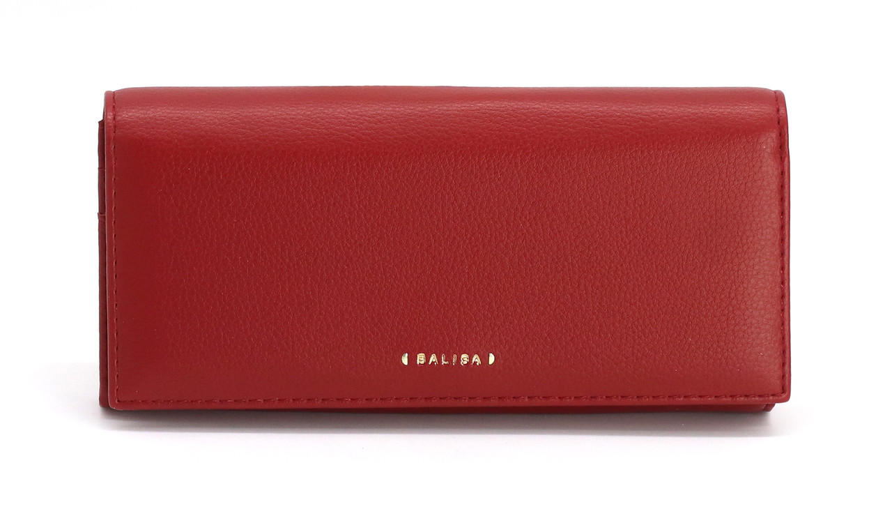 

Кошелёк женский из эко-кожи на магните Balisa, бордовый C88200-274