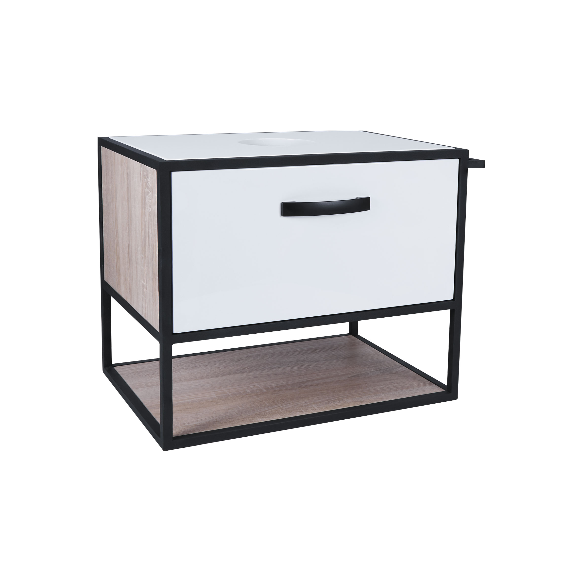 

Тумба подвесная Qtap Taurus 755х540 White/Whitish oak со столешницей QT2479TPT703WWO (ST702721)