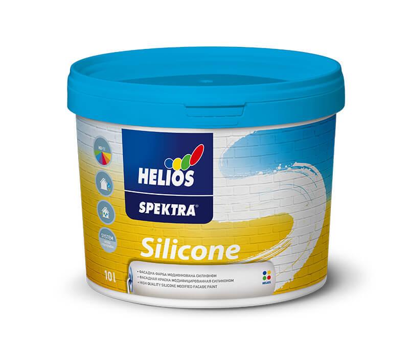 

Краска силиконовая фасадная SPEKTRA SILICONE 10л