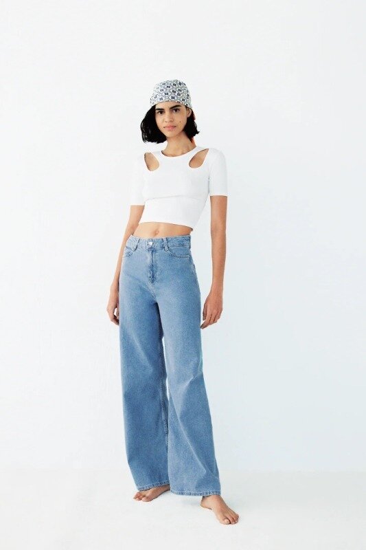 

Джинсы Zara 5862/068  Голубой, Джинсы Zara 5862/068 34 Голубой