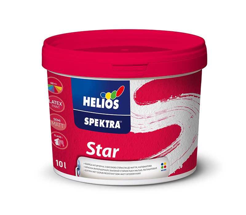 

Краска для стен и потолков SPEKTRA STAR 10л полуматовая