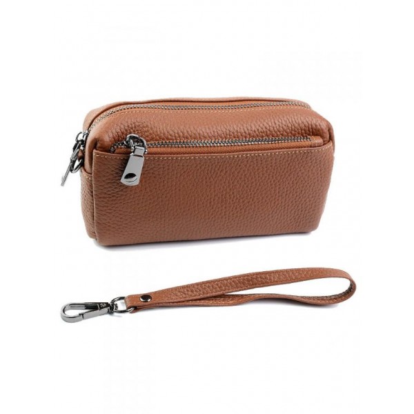 

Косметичка из кожи женская Parse NO-2118 Taupe