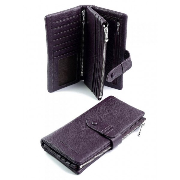 

Женский кошелек кожаный Wcash A192-1714-4 Purple