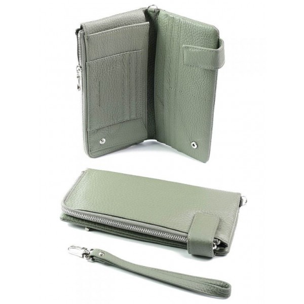 

Кошелек женский кожаный Wcash A1582-1450 L.Green