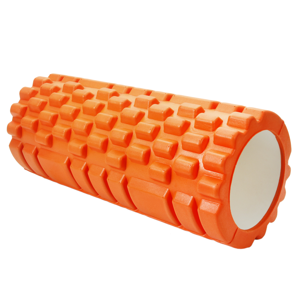 

Валик Roller массажный для йоги (спины и ног) 33х14 см Оранжевый