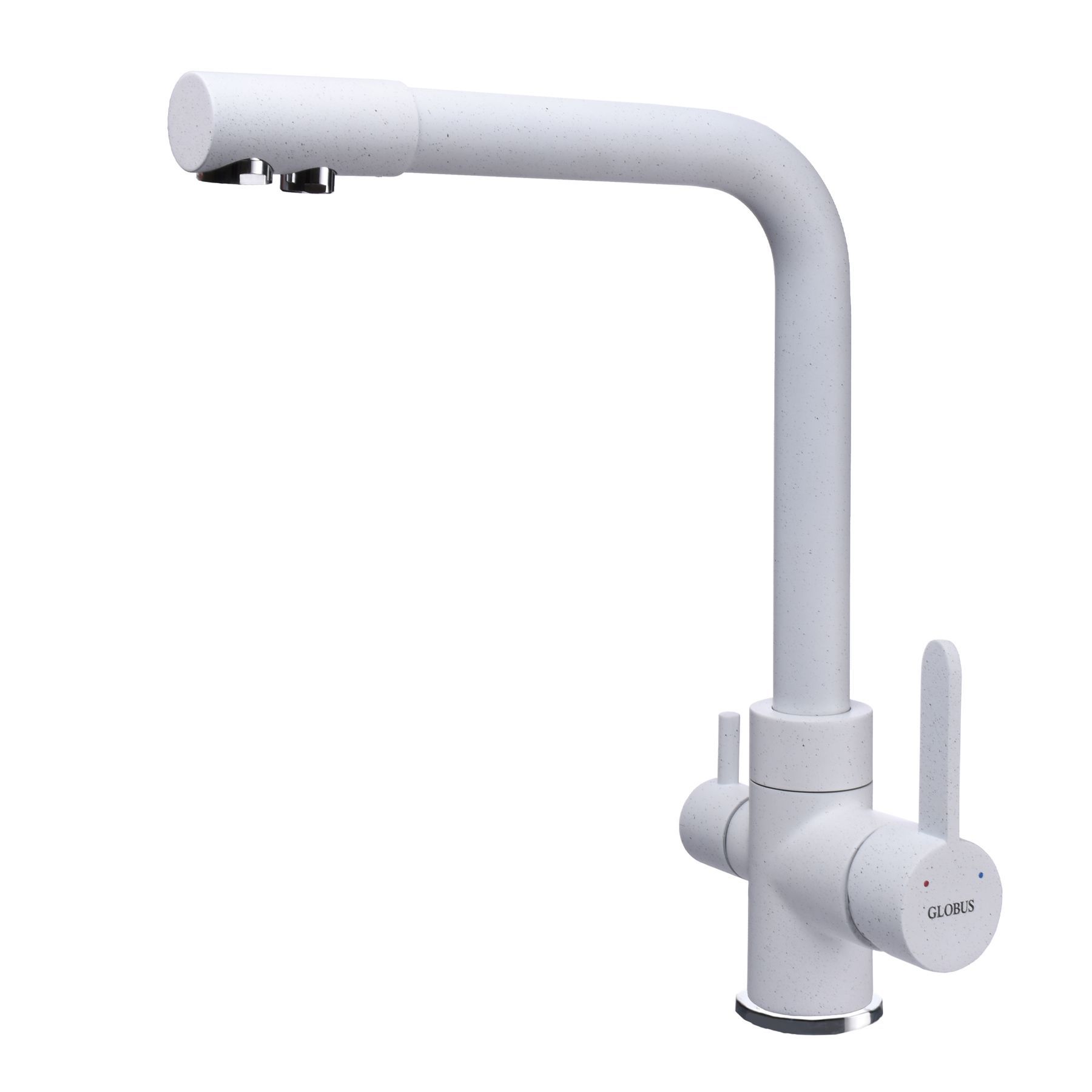 

Смеситель для кухни под осмос Globus Lux GLLR-0444-7-WHITE (ST702703)
