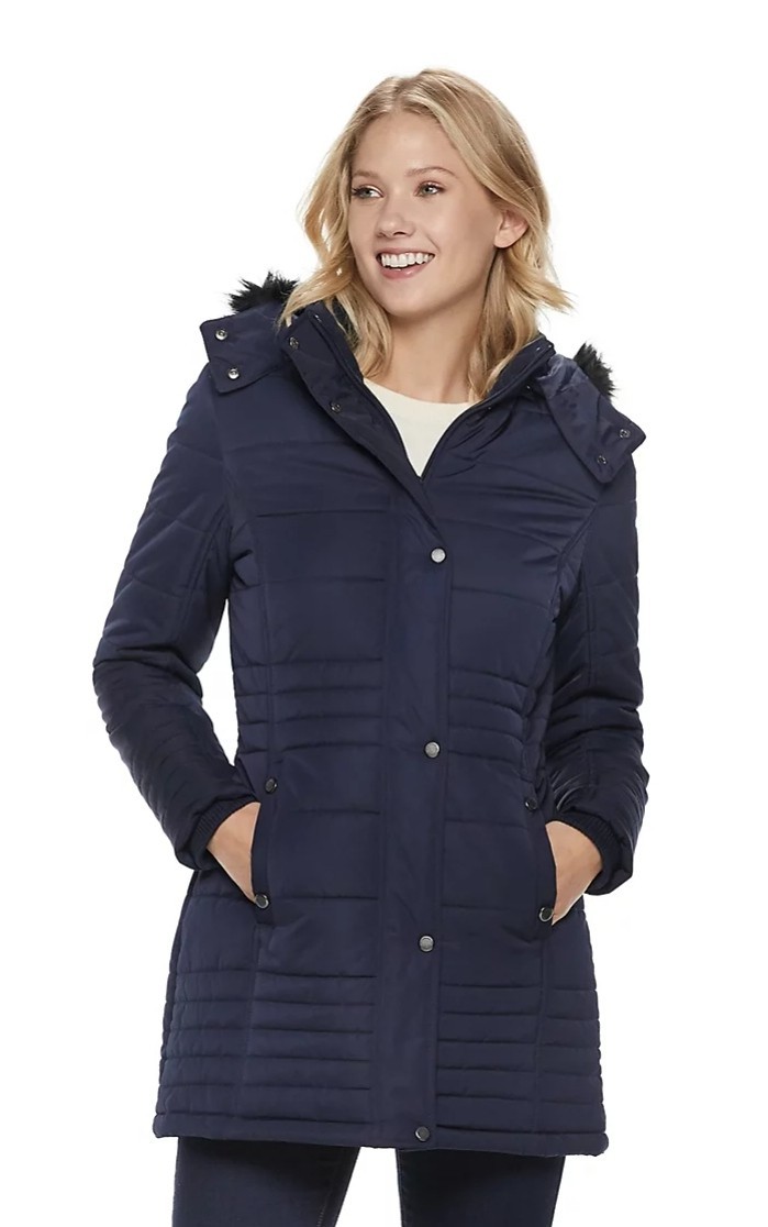 

Женская Weatherproof стеганая куртка с капюшоном, темно-синий, F8314, Женская Weatherproof стеганая куртка с капюшоном, темно-синий, F8314, XL.