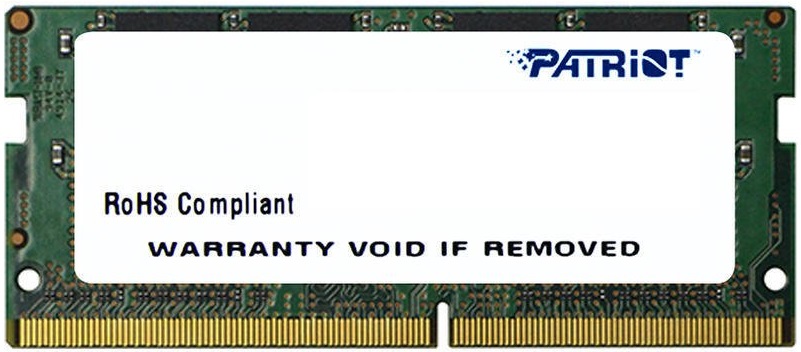 

Оперативная память Patriot SODIMM DDR4-2666 8192MB PC4-21300 Signature Line (PSD48G266682S)
