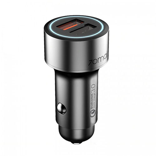 

Автомобільний Зарядний Пристрій Xiaomi 70mai Car Charger QC3.0 2USB/3A/18W (Midrive CC02)
