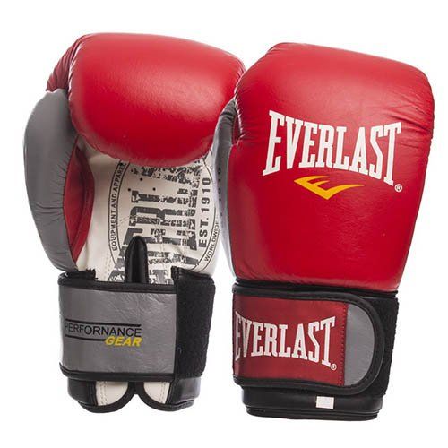 

Перчатки боксерские EV-009B Everlast 12oz Красный (37409059)