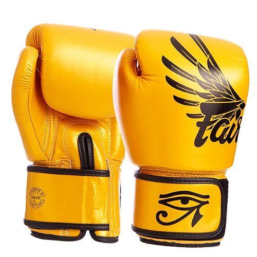 

Перчатки боксерские BGV1-FALCON Fairtex 10oz Золото-черный (37475013)