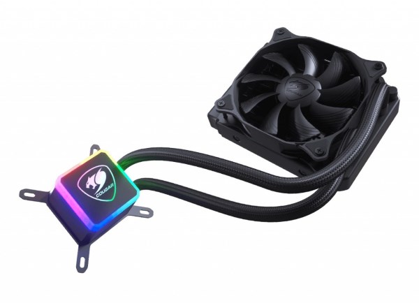 

Охолоджувач Система рідинного охолодження Cougar AQUA 120 RGB , 120мм, пульт ДУ