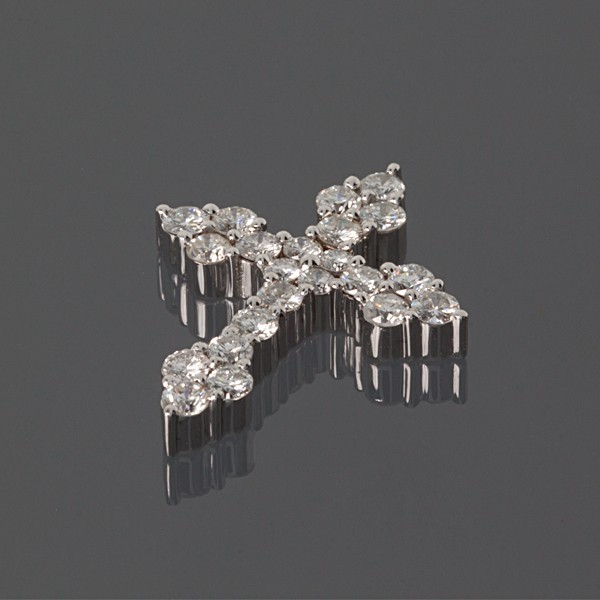 

Золотой крестик с бриллиантами W 0161