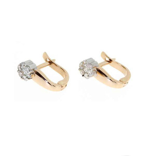 

Золотые серьги с бриллиантами JR 0118