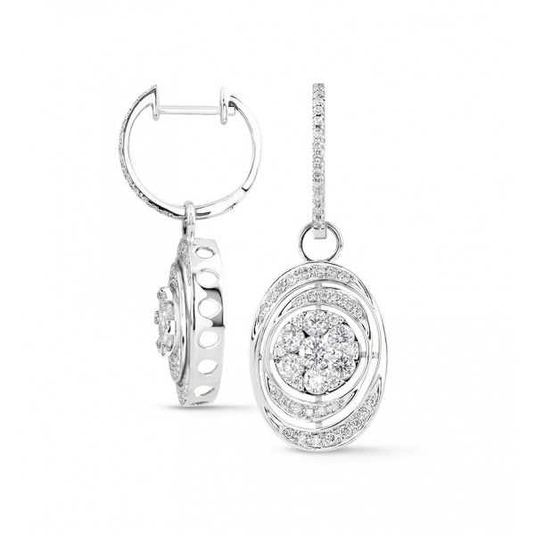 

Золотые серьги с бриллиантами W 0198