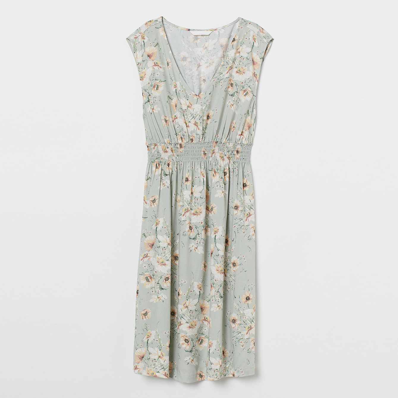 

Платье H& 0737098_цветы  Бежевое, Платье H&M 0737098_цветы M Бежевое