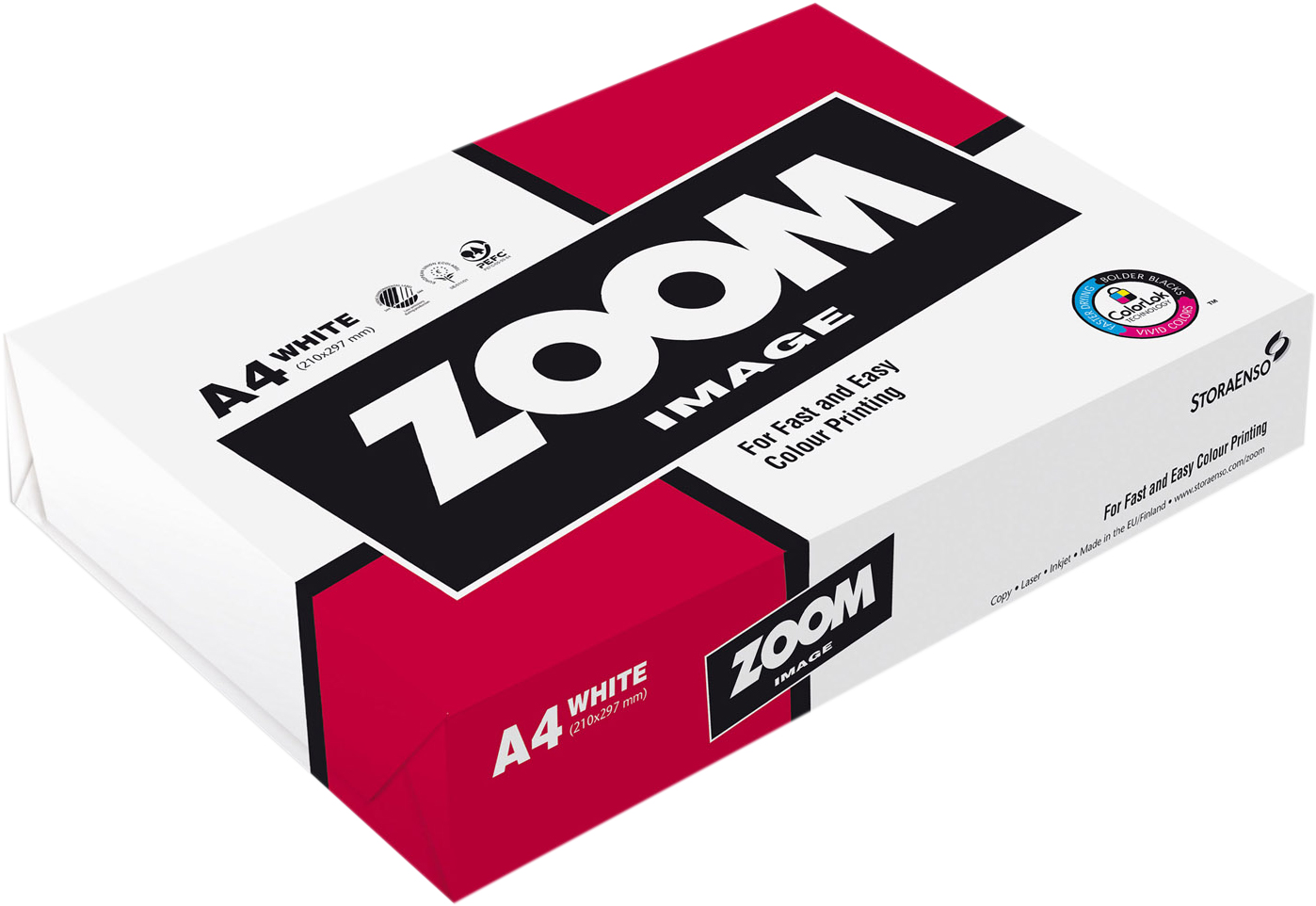 

Бумага офисная Zoom Image Stora Enso А4 80 г/м² класс А+ 500 листов Белая (7318826705973)