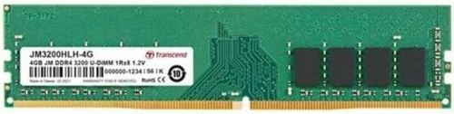 

Оперативная память Transcend DDR4-3200 4096MB PC4-25600 (JM3200HLH-4G)