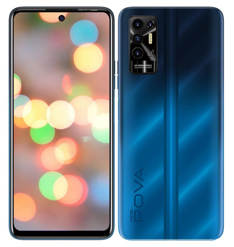 

Смартфон Tecno Pova-2 (LE7n) 4/64GB Dual Sim Blue