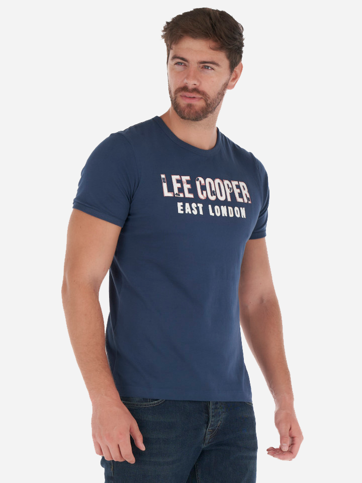 

Футболка Lee Cooper 10196064-61020 M Blue Depths