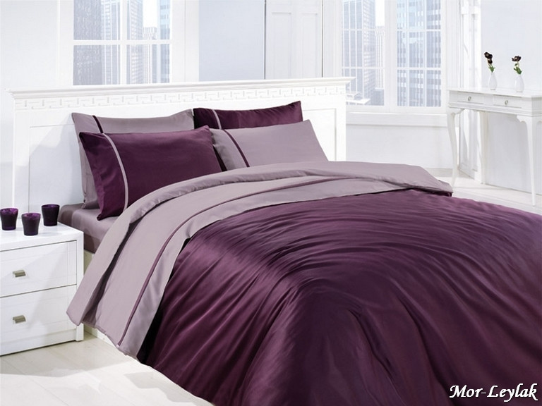 

Комплект постельного белья First Choice Satin Mor Leylak 200х220