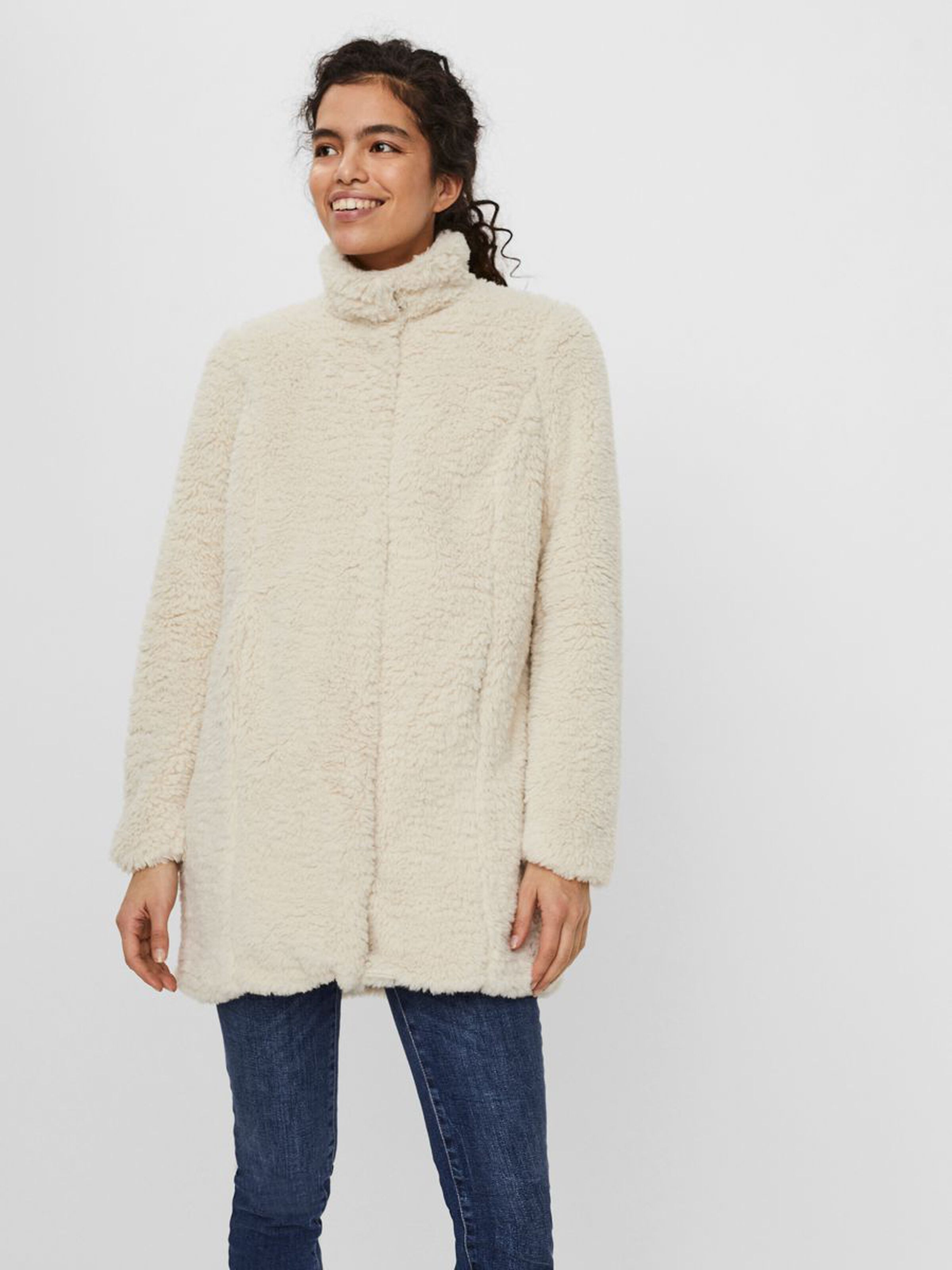 

Шуба Vero Moda 10247337  Oatmeal, Шуба Vero Moda 10247337 S Oatmeal