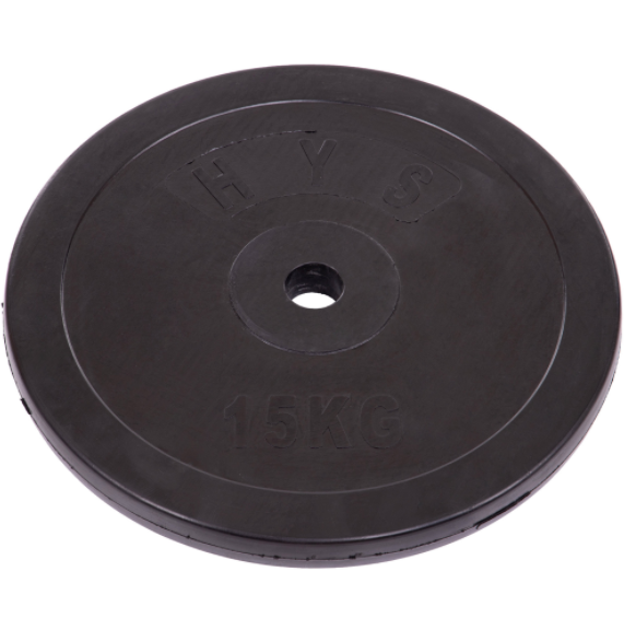 

Блины (диски) обрезиненные SHUANG CAI SPORTS ТА-1446-15 30мм 15кг черный (IN05726)