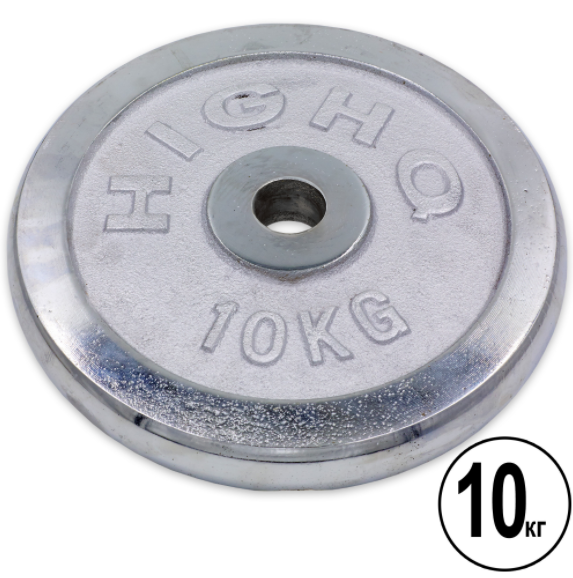 

Блины (диски) хромированные HIGHQ SPORT TA-1454-10 30мм 10кг (IN05731)