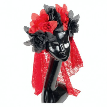 

Обруч Santa Mariya с фатой Halloween 19-923RD-BLK