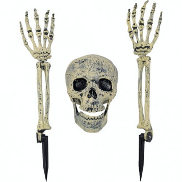 

Декор череп с руками Halloween 18-334 (NAT04938)