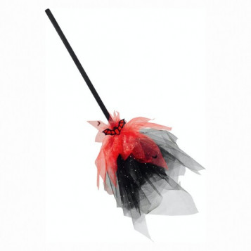 

Метла фатиновая Halloween 18-995BLK-RD (NAT04909)