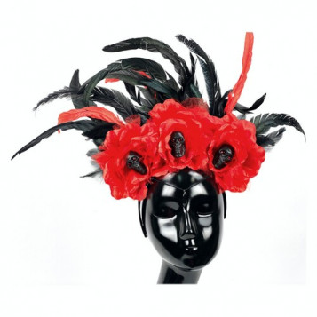 

Обруч Donna Eleonora Halloween 19-918BLK-RD
