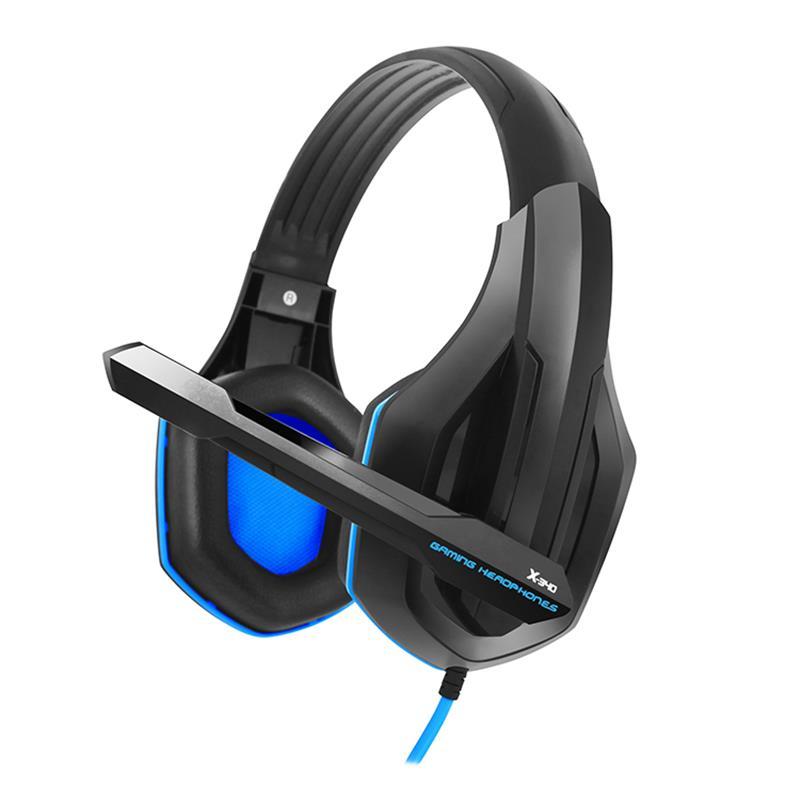 

Компьютерная гарнитура Gemix X-340 Black-Blue (04300096)