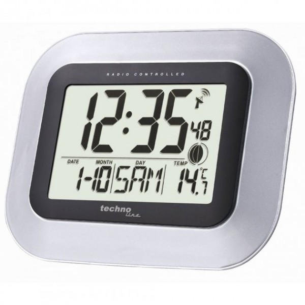 

Настенные часы Technoline WS8005 Silver/Black
