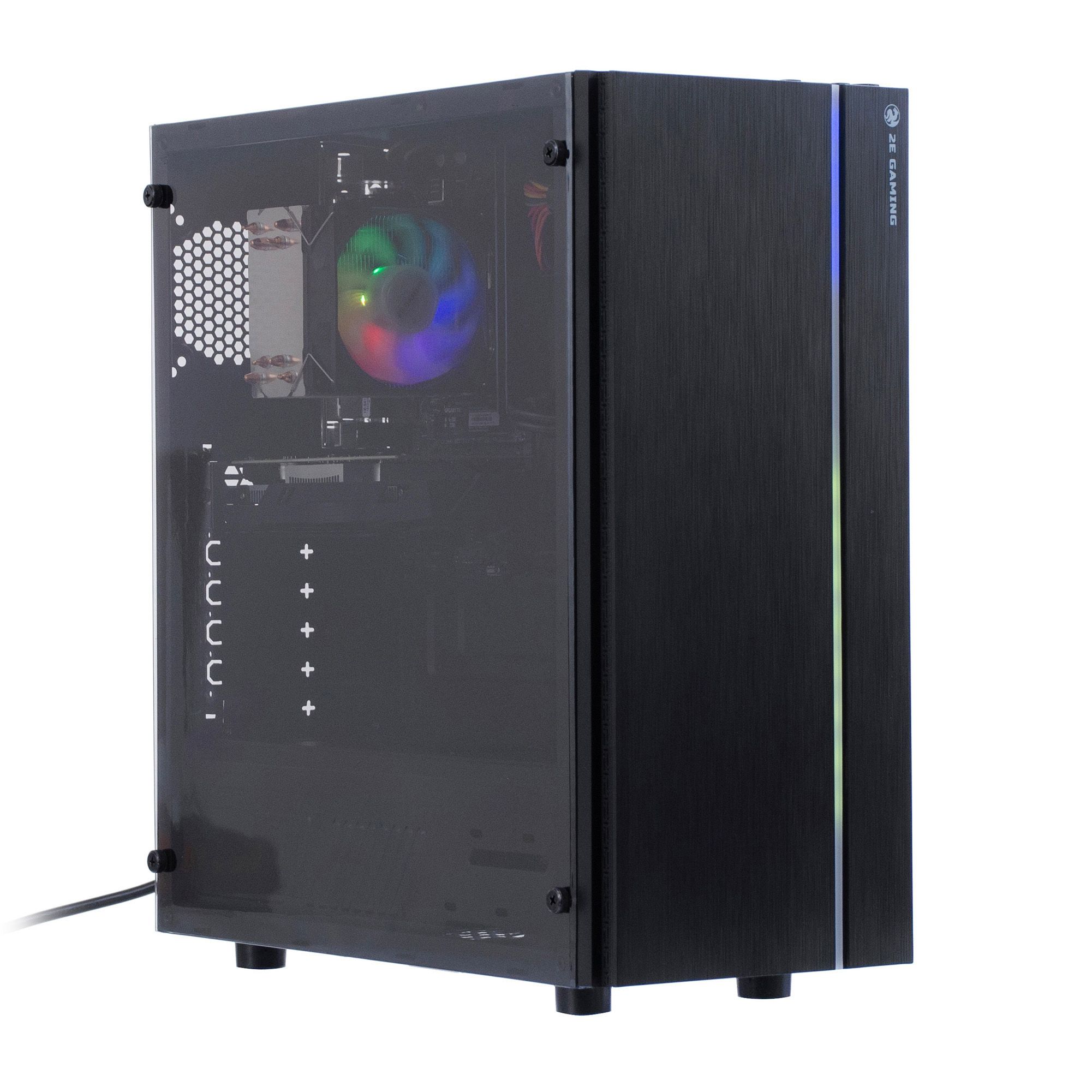 

2E ПК 2E Complex Gaming AMD Ryzen 5 1600/A320/8/480F/NVD1650-4/Win10H/GX910/500W