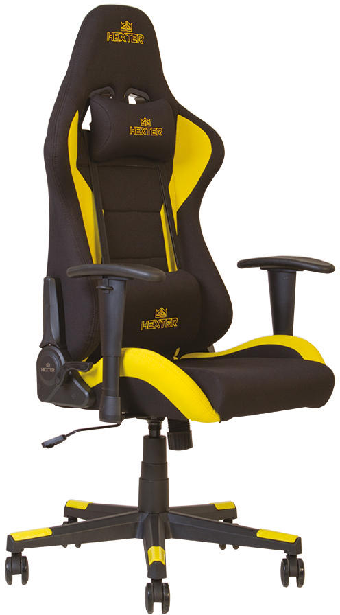 

Кресло игровое Новый Стиль HEXTER ML R1D TILT PL70 FAB/01 BLACK/YELLOW FR