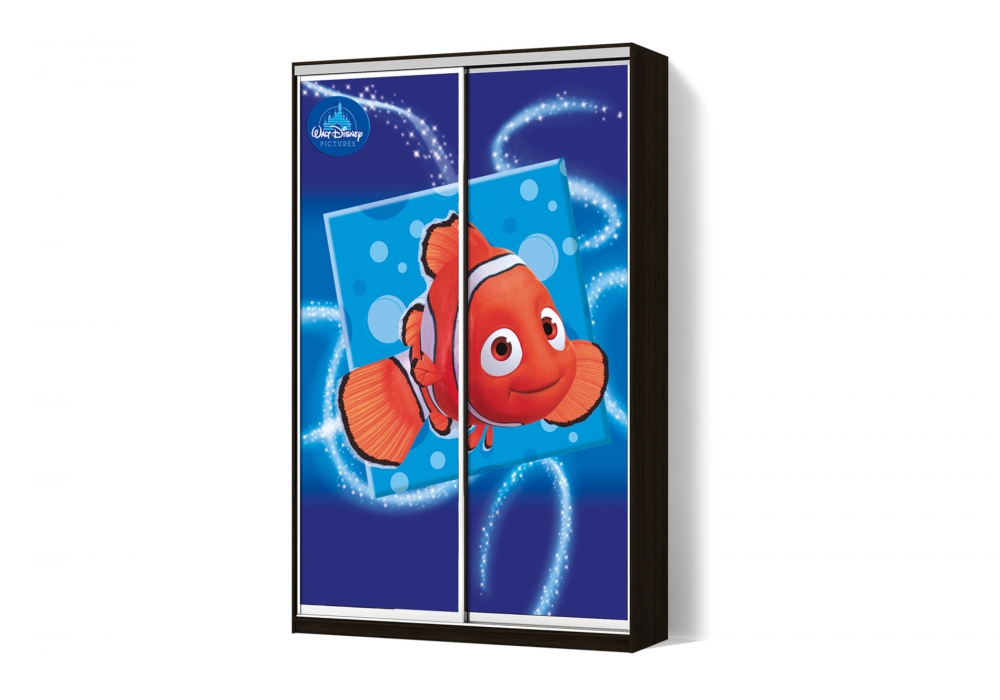 

Шкаф-купе Luxe 2 двери ФМП/ФМП рисунок Ds023 CLS - IV 150 x 200 x 45 см